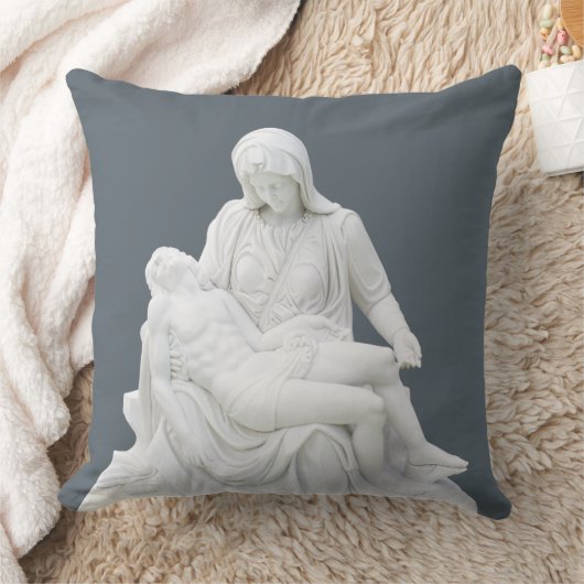 彫刻ピエタ クッション (ブランケット)