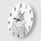 彫刻ピエタ ラージ壁時計 (傾斜)