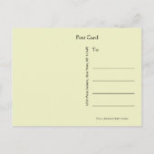 彫刻ファッション~はがき/招待状 インビテーションポストカード (裏面)