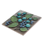 彫刻ブルーベリーモザイク タイル (側面)