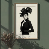 彫刻劇：モノクロアヴァンギャルドポートレート ポスター