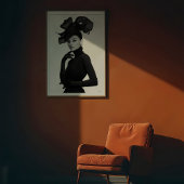 彫刻劇：モノクロアヴァンギャルドポートレート ポスター