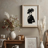 彫刻劇：モノクロアヴァンギャルドポートレート ポスター