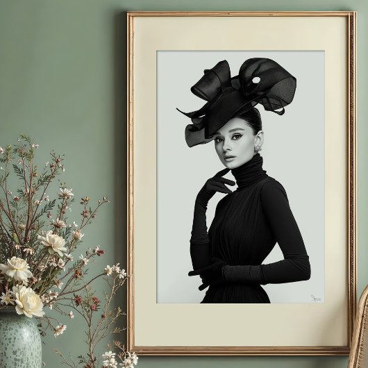 彫刻劇：モノクロアヴァンギャルドポートレート ポスター