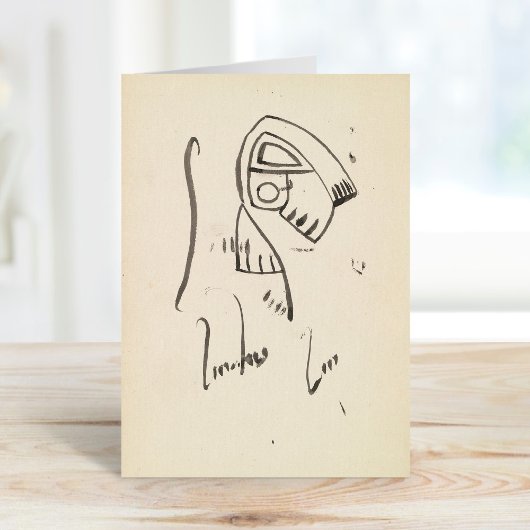 彫刻勉強 | Henri Gaudier-Brzeska カード