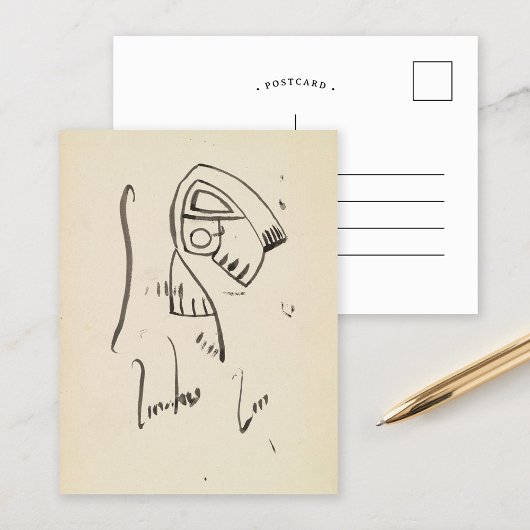 彫刻勉強 | Henri Gaudier-Brzeska ポストカード