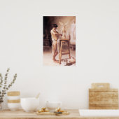 彫刻家のスタジオで ポスター (キッチン)