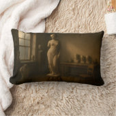 彫刻家のスタジオ装飾用クッション ランバークッション (ブランケット)