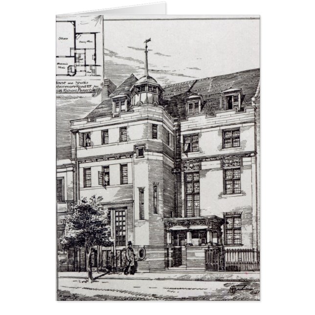 彫刻家スタジオ， 1892 (正面)