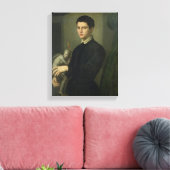 彫刻家ポートレート キャンバスプリント (インサイチュ (リビング))