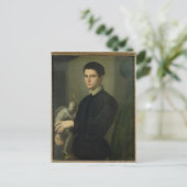 彫刻家ポートレート ポストカード (スタンド正面)