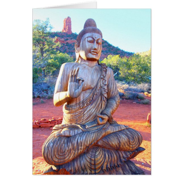 彫刻木仏めい想仏 (正面)