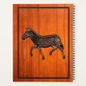 彫刻水玉模様ゼブラ プランナー手帳 (裏面)