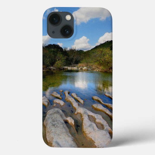 彫刻滝バートンクリークinオースティンテキサス州 Case-Mate iPhoneケース (裏面)
