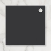 彫刻的なウェーブ ありがとう ギャラクシーブラック ID1312 フェイバータグ (裏面)