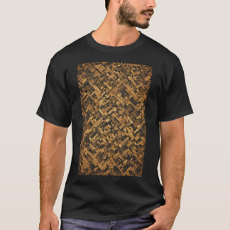 彫刻的な幾何学: テクスチャーを使った抽象的な構成 Tシャツ