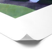 彫刻的葉 ポスター (角)