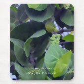 彫刻的葉 マウスパッド (正面)