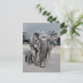 彫刻象 ポストカード (スタンド正面)