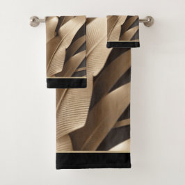 彫刻金属バナナリーフ\バスタオルセット バスタオルセット