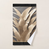 彫刻金属バナナリーフ\バスタオルセット バスタオルセット (ハンドタオル)