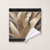 彫刻金属バナナリーフ\バスタオルセット バスタオルセット (ウォッシュタオル)