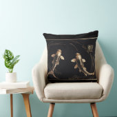 彫刻銅金属コイ旋回 クッション (椅子)