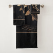 彫刻銅金属コイ旋回 バスタオルセット (インサイチュ)