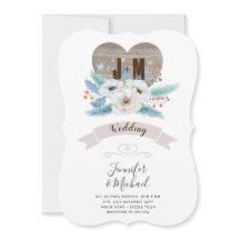 彫素朴刻木材ハートモノグラムフローラ秋