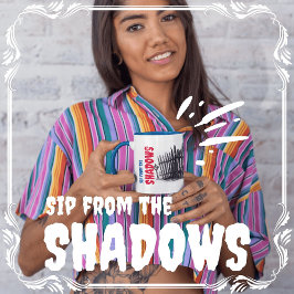 影から吸い取る コーヒーマグカップ