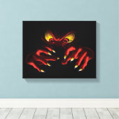 影から届くゴッサマー キャンバスプリント (インサイチュ (ウッドフロア))