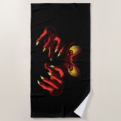 影から届くゴッサマー ビーチタオル (正面)