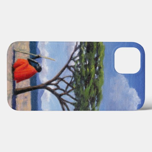 影がある木1992年 Case-Mate iPhoneケース (裏面 (横))