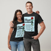 影ではなく夢を追う Tシャツ (ユニセックス)