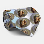 影で覆われた青の神聖な賛美された聖母マリア ネクタイ (ロール)