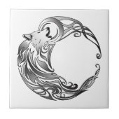 影で覆われる種族のオオカミ- タイル (正面)