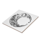 影で覆われる種族のオオカミ- タイル (側面)