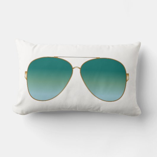 影で覆われる ランバークッション (正面)