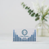 影で覆われるDjの平衡装置音楽演劇の青 名刺 (スタンド正面)