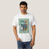影として戻ってきた 詩的な引用Tシャツ Tシャツ (正面フル)