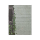 影とグリモアールグリーンの本のためのライニングされた紙 ノートパッド (回転)