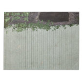 影とグリモアールグリーンの本のためのライニングされた紙 ノートパッド (正面)