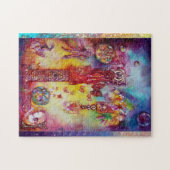 影と光失ったと蝶の庭 ジグソーパズル (横)