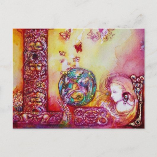 影と光失ったと蝶の庭 ポストカード (正面)