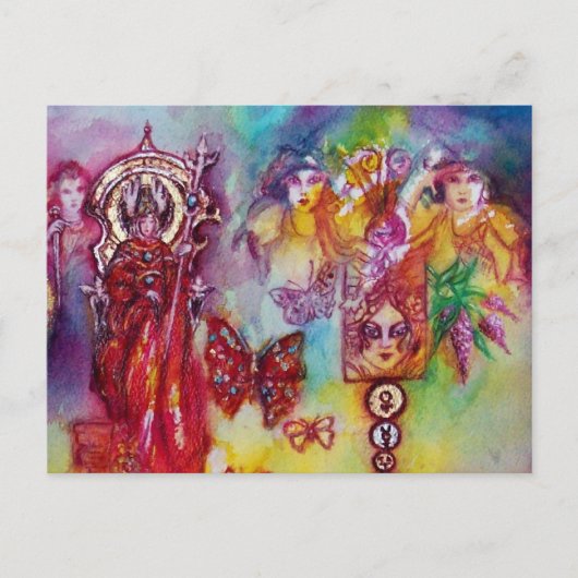 影と光失ったと蝶の庭 ポストカード (正面)