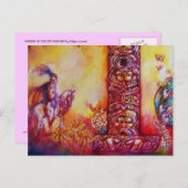 影と光失ったと蝶の庭 ポストカード (正面/裏面)