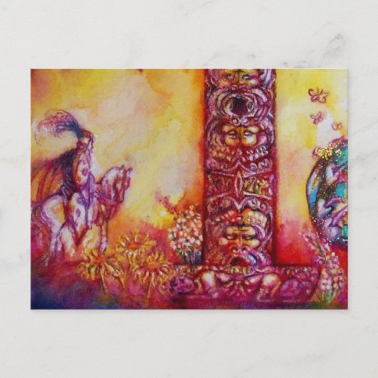 影と光失ったと蝶の庭 ポストカード (正面)