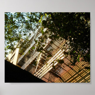 影と太陽の中で火が逃げる ポスター