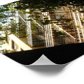 影と太陽の中で火が逃げる ポスター (角)