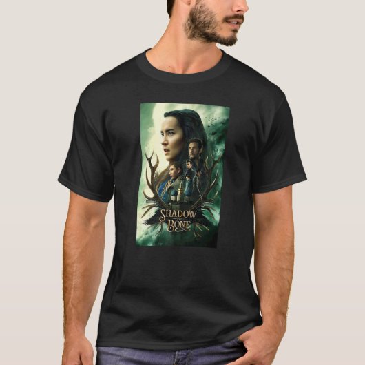 影と骨のアントラーのグループのポスター Tシャツ (正面)